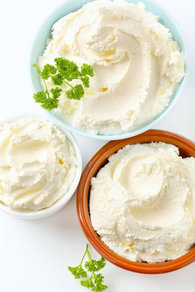 sour cream and cream cheese