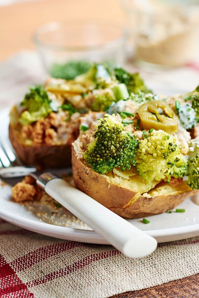 how to serve baked potato