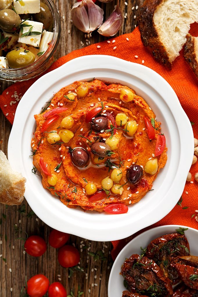 Sun-Dried Tomato Hummus