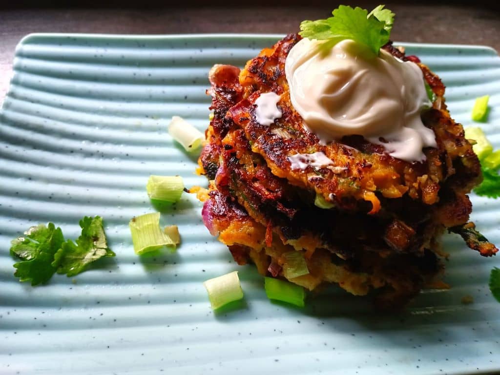 mix vegetable fritters