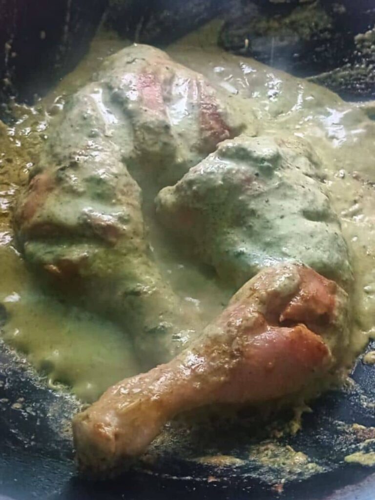 chicken thighs process