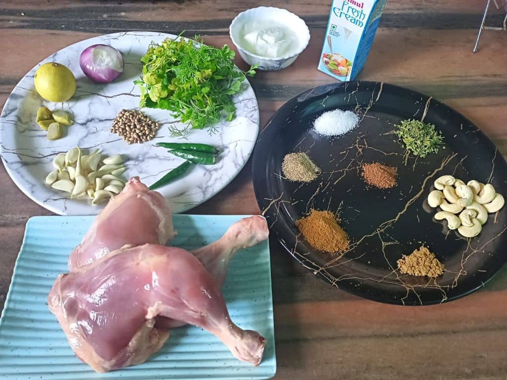 creamy roasted chicken thighs ingredient